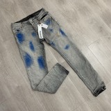 Purple Brand New Fashion Slimming Small Leg Elastic Jeans