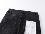 Purple Brand New Fashion Inkjet Micro Horn Elastic Jeans