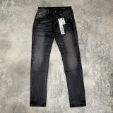 Purple Brand New Classic Slimming Small Leg Elastic Jeans
