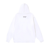Off White Fashion Angel Logo Printed Hoodie Couple Versatile Loose Sweatshirt