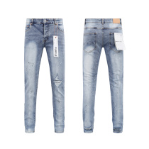 Purple Brand New Fashion Ink Splashed Distressed Slimming Small Leg Jeans Purple Brand New Fashion Ink Splashed Distressed Slimming Small Leg Jeans