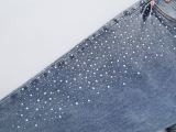 Purple Brand Fashion Diamond Slimming Small Leg Jeans