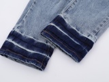 Purple Brand Fashion Distressed Wash Slimming Small Leg Jeans