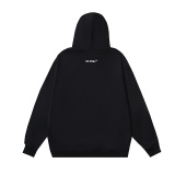 Off White Fashion Angel Logo Printed Hoodie Couple Versatile Loose Sweatshirt