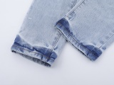 Purple Brand Fashion Distressed Wash Slimming Small Leg Jean