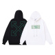 Off White Fashion Banknote Arrow Crocodile Banknote Arrow Printed Hoodie Couple Casual Loose Sweatshirt