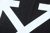 Off White Fashion Cartoon Arrow Printed Hoodie Couple Versatile Loose Sweatshirt