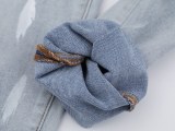 Purple Brand Fashion Distressed Wash Slimming Small Leg Jeans