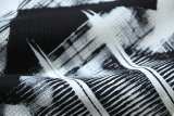 Off White Fashion Checkered Arrow Printed Hoodie Couple Casual Loose Sweatshirt