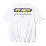Off White New Fashion Skate Logo Printed Short Sleeve Unisex Casual T-shirt
