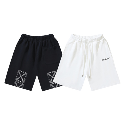 Off White Classic Phantom Arrow Printed Shorts Couple Versatile Matte Casual Pants