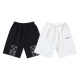 Off White Classic Phantom Arrow Printed Shorts Couple Versatile Matte Casual Pants