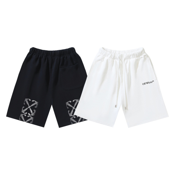 Off White Classic Phantom Arrow Printed Shorts Couple Versatile Matte Casual Pants