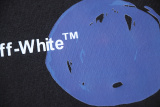 Off White Classic Paint Arrow Printed Short Sleeve Unisex Casual Loose T-shirt