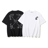 Off White Classic Screw Arrow Printed Short Sleeve Unisex Casual Loose T-shirt