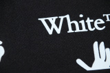 Off White Fashion Dissolved Arrow Printed Round Neck Hoodie Unisex Casual Loose Sweatshirt