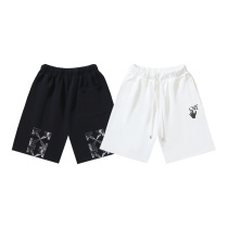 Off White Classic Religious Oil Painting Arrow Printed Shorts Couple Versatile Matte Casual Pants Off White Classic Religious Oil Painting Arrow Printed Shorts Couple Versatile Matte Casual Pants