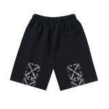 Off White Classic Phantom Arrow Printed Shorts Couple Versatile Matte Casual Pants