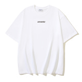 Off White Fashion 3D Graffiti Arrow Printed Short Sleeve Unisex Casual Loose T-shirt