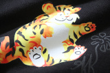 Off White Fashion Tiger Arrow Printed Short Sleeve Unisex Casual Loose T-shirt