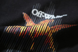 Off White Fashion Putti Colorful Crack Angel Arrow Printed Short Sleeve Unisex Casual Loose T-shirt
