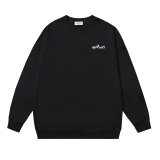 Off White Fashion Glowing Flower Arrow Printed Round Neck Sweatshirt Unisex Casual Loose Sweatshirt