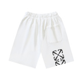 Off White New Fashion Religious Oil Painting Arrow Printed Shorts Unisex Casual Sports Pants
