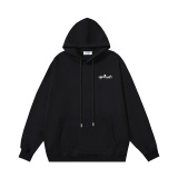 Off White Fashion Glowing Flower Arrow Printed Hoodie Unisex Casual Loose Sweatshirt