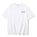 Off White Classic Graffiti Arrow Printed Short Sleeve Unisex Casual Loose T-shirt