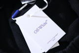 Off White Fashion Graffiti Slant Stripe Printed Shorts Couple Versatile Matte Casual Pants