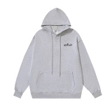 Off White Fashion Glowing Flower Arrow Printed Hoodie Unisex Casual Loose Sweatshirt
