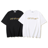 Off White New Fashion Camo Logo Printed Short Sleeve Unisex Casual T-shirt