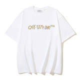 Off White New Fashion Camo Logo Printed Short Sleeve Unisex Casual T-shirt