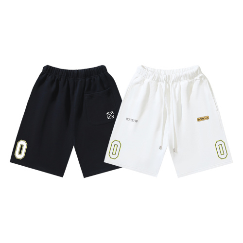 Off White Classic 00 Arrow Printed Shorts Couple Versatile Matte Casual Pants