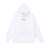 Off White Fashion 3D Graffiti Arrow Printed Hoodie Unisex Casual Loose Sweatshirt