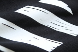 Off White Fashion Graffiti Slant Stripe Printed Shorts Couple Versatile Matte Casual Pants