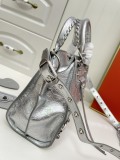 Balenciaga New Fashion Versatile Handbag Motorcycle Bag Size: 33x21x13.5 CM