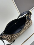 Prada New Autumn/Winter Fashion Leopard Pattern Underarm Bag Crossbody Bag Size: 39x23x8 CM
