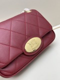 Burberry New Classic Horse Leather Chain Shoulder Bag Crossbody Bag Size: 20.5 x 7.5x 16 CM