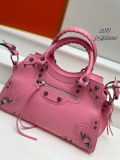 Balenciaga New Fashion Versatile Handbag Motorcycle Bag Size: 33x21x13.5 CM