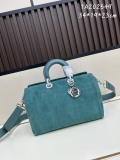 Dior New Classic Letter Diamond Grid Leather Handbag Size: 34x19x23 CM