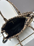 Prada New Autumn/Winter Fashion Leopard Pattern Handbag Crossbody Bag Size: 38x30x11 CM