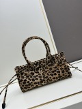 Prada New Autumn/Winter Fashion Leopard Pattern Handbag Crossbody Bag Size: 32x16x10 CM