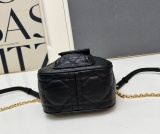 Dior New Fashion Multicarri Sheepskin Chain Backpack Size: 15x19x8.5 CM