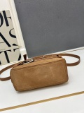 Loewe New Fashion Matte Leather Handbag Crossbody Bag Size: 24x16.5x10.5 CM