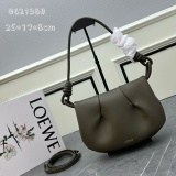 Loewe Fashion Spiral Knot Leather Handbag Underarm Bag Size: 25 x 17 x 8 CM
