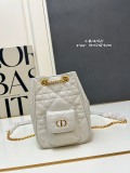 Dior New Fashion Multicarri Sheepskin Chain Backpack Size: 15x19x8.5 CM