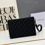 Dior New Classic Logo Jacquard Handbag Storage Bag Size: 27x19x6.5 CM