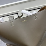 Loewe New Fashion Foldable Leather Handbag Crossbody Bag Size: 25.5x14.5x31.5 CM