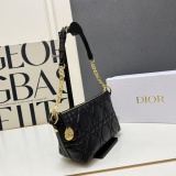 Dior New Classic Logo Printed Chain Hobo Bag Crossbody Bag Size: 22 x 14.5 x 10 CM